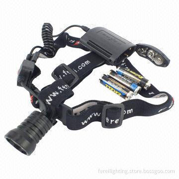 LED headlamp with head strap